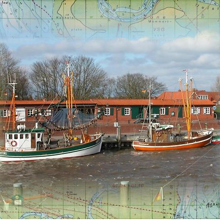 Oltmanns Ferienhaus Bummert Am Hafen Greetsiel Buitenkant foto