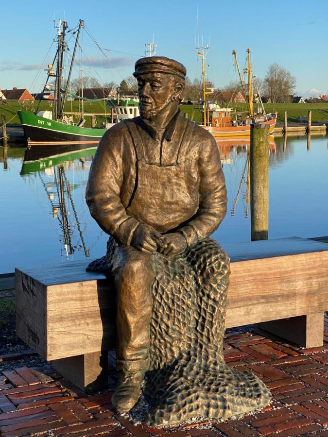 Oltmanns Ferienhaus Bummert Am Hafen Greetsiel Buitenkant foto