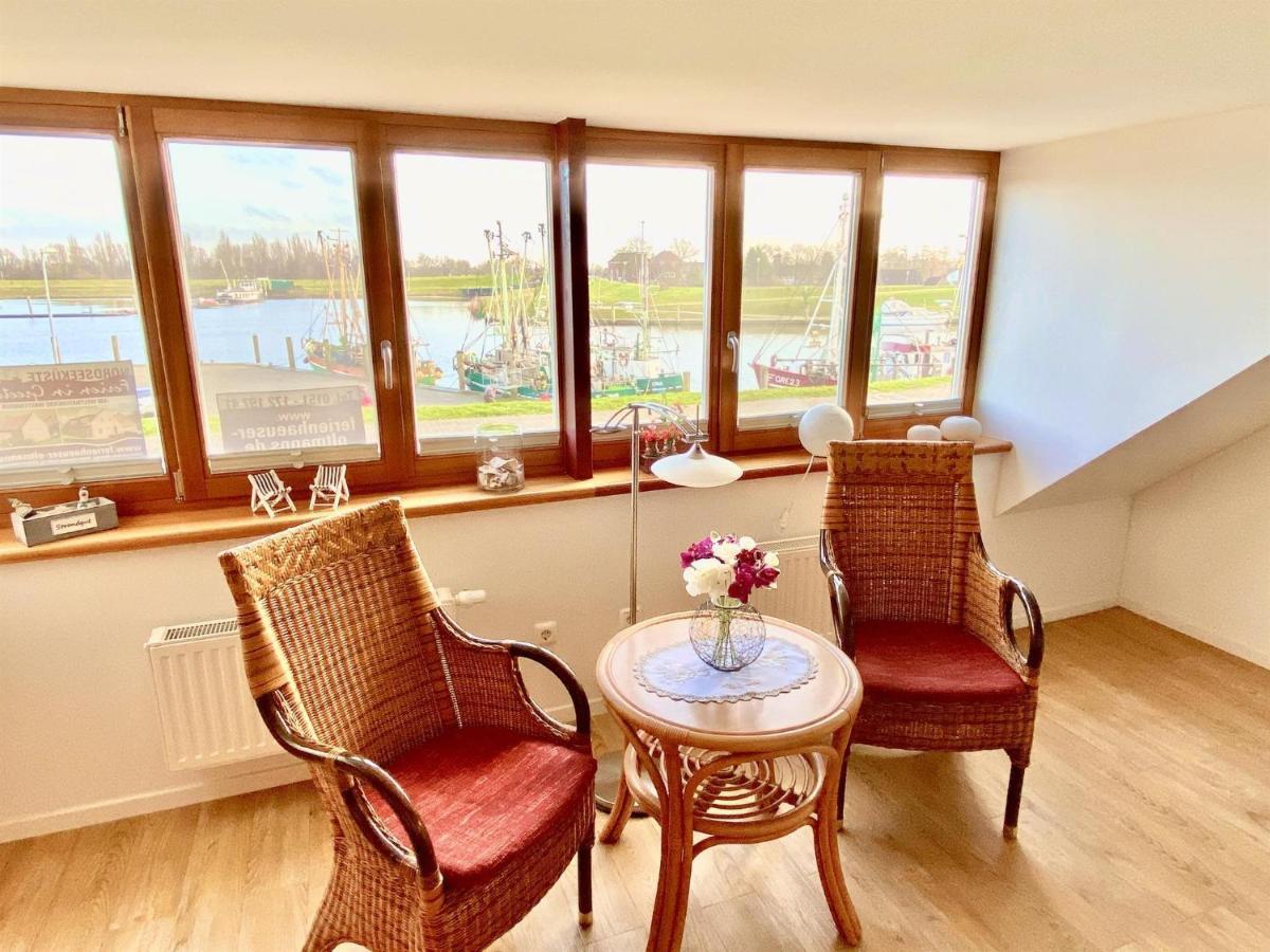 Oltmanns Ferienhaus Bummert Am Hafen Greetsiel Buitenkant foto